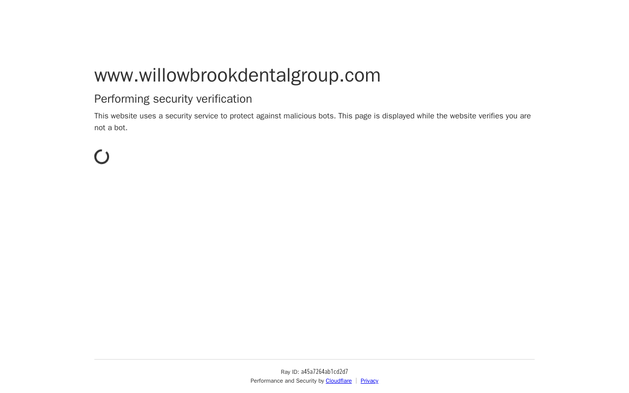 Willowbrook Dental — screenshot of their official website