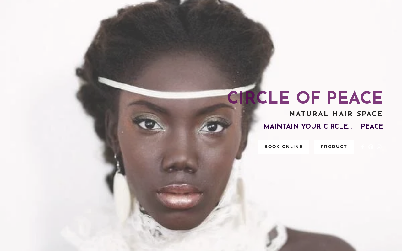 Circle of Peace — screenshot of their official website