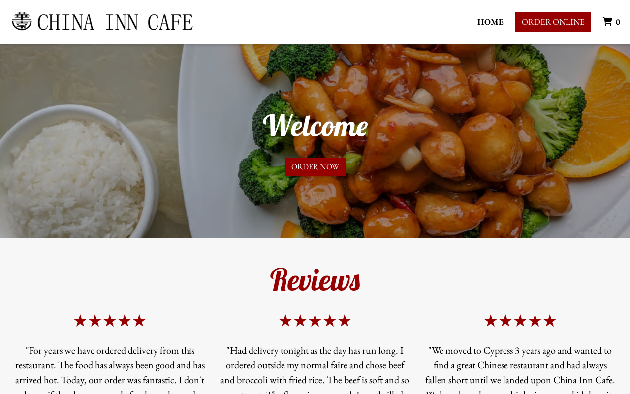China Inn Café — screenshot of their official website