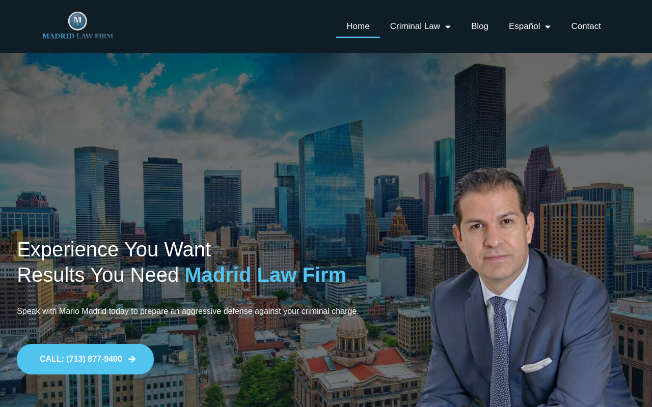 Madrid Law Firm — screenshot of their official website