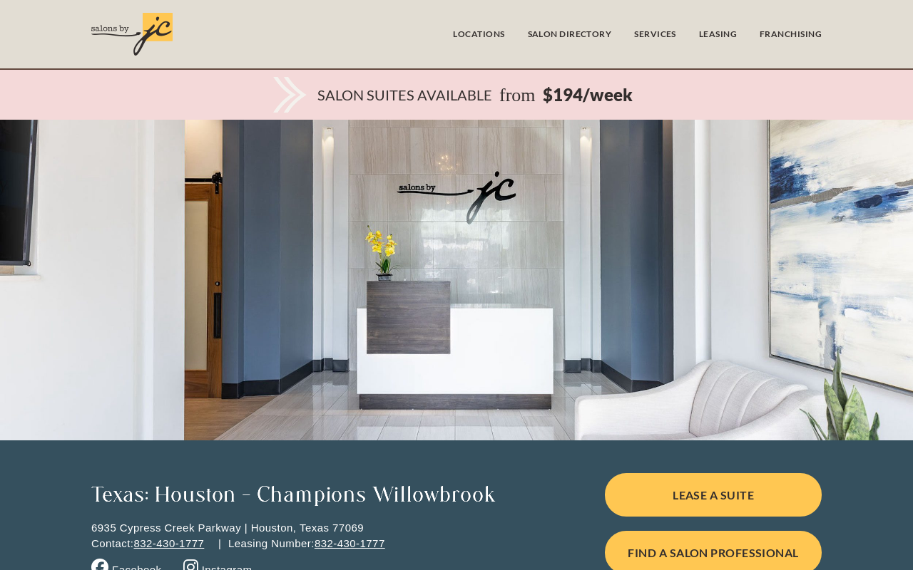 Salons by JC — screenshot of their official website
