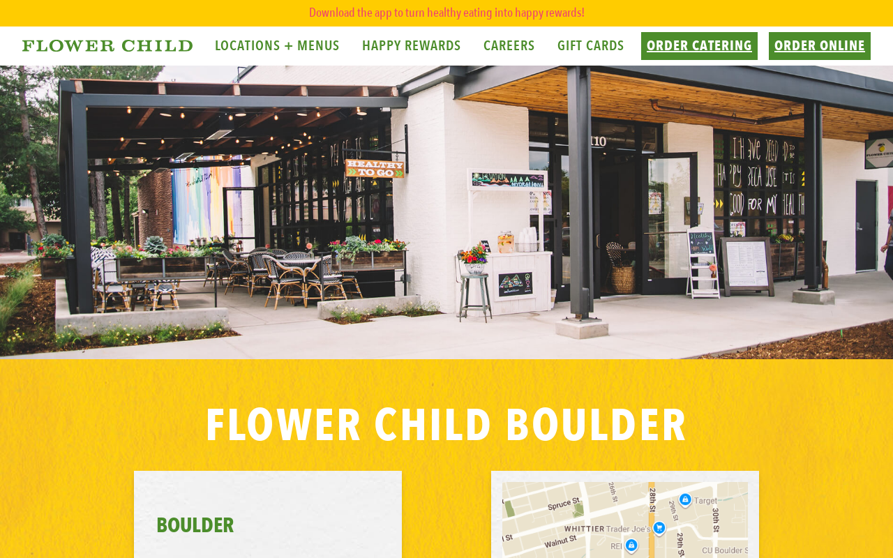Flower Child — screenshot of their official website