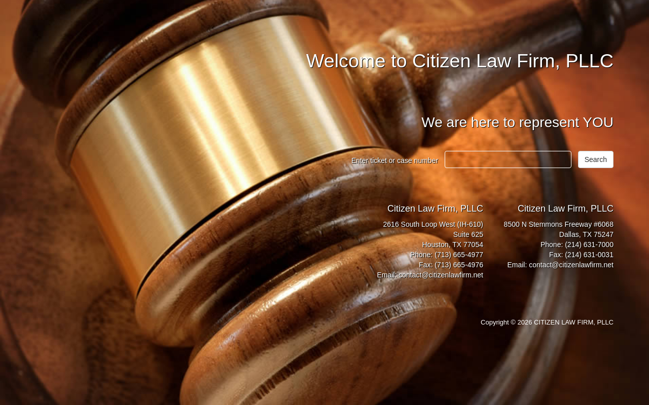 Citizen Law Firm PLLC — screenshot of their official website