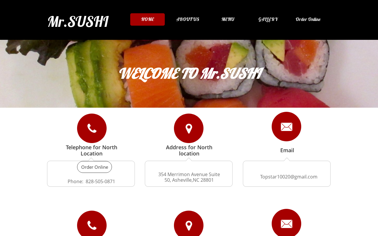 Mr. Sushi — screenshot of their official website