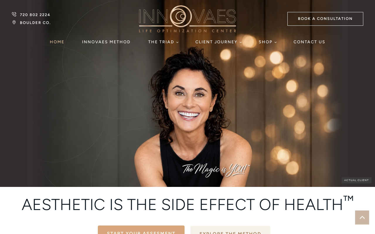 Innovaes — screenshot of their official website