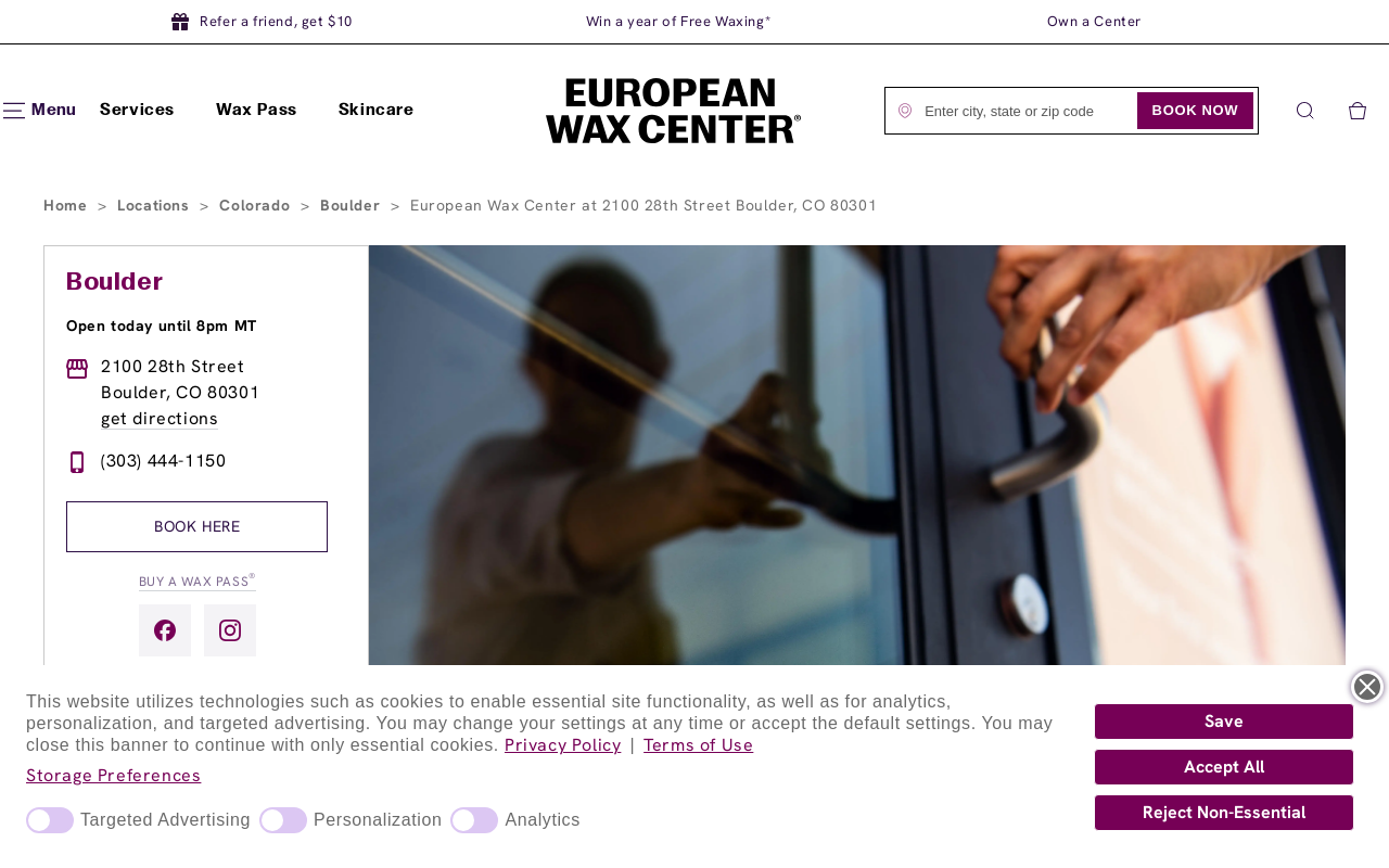 European Wax Center — screenshot of their official website
