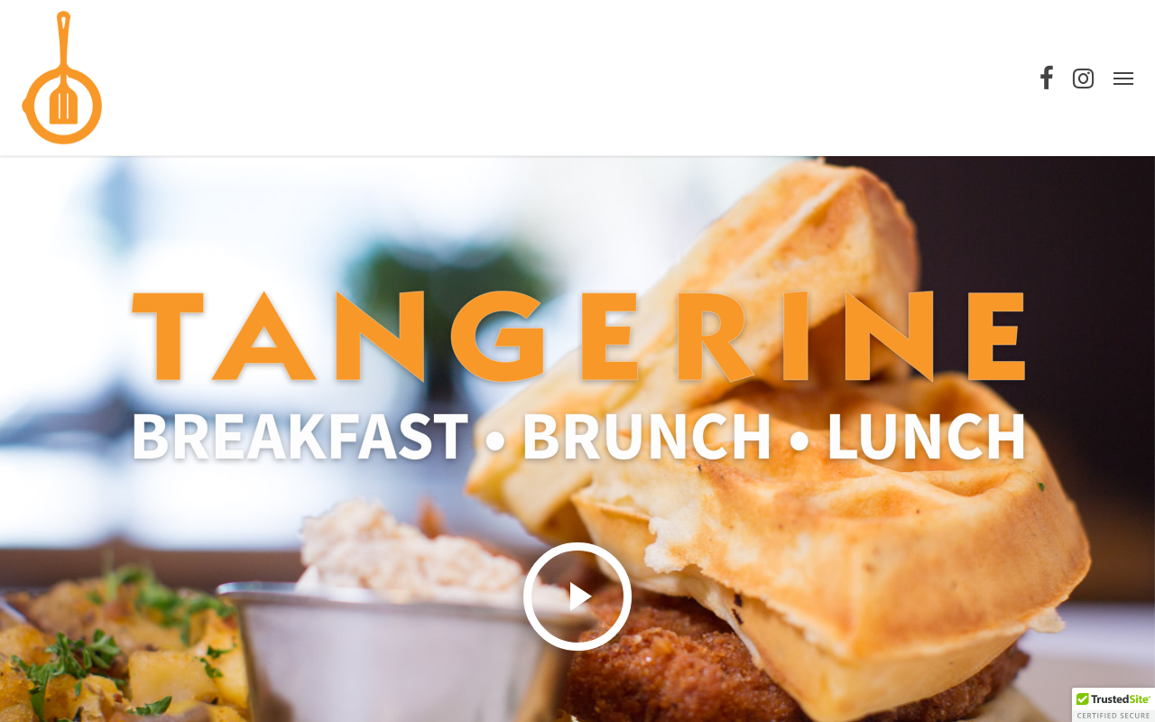 Tangerine — screenshot of their official website