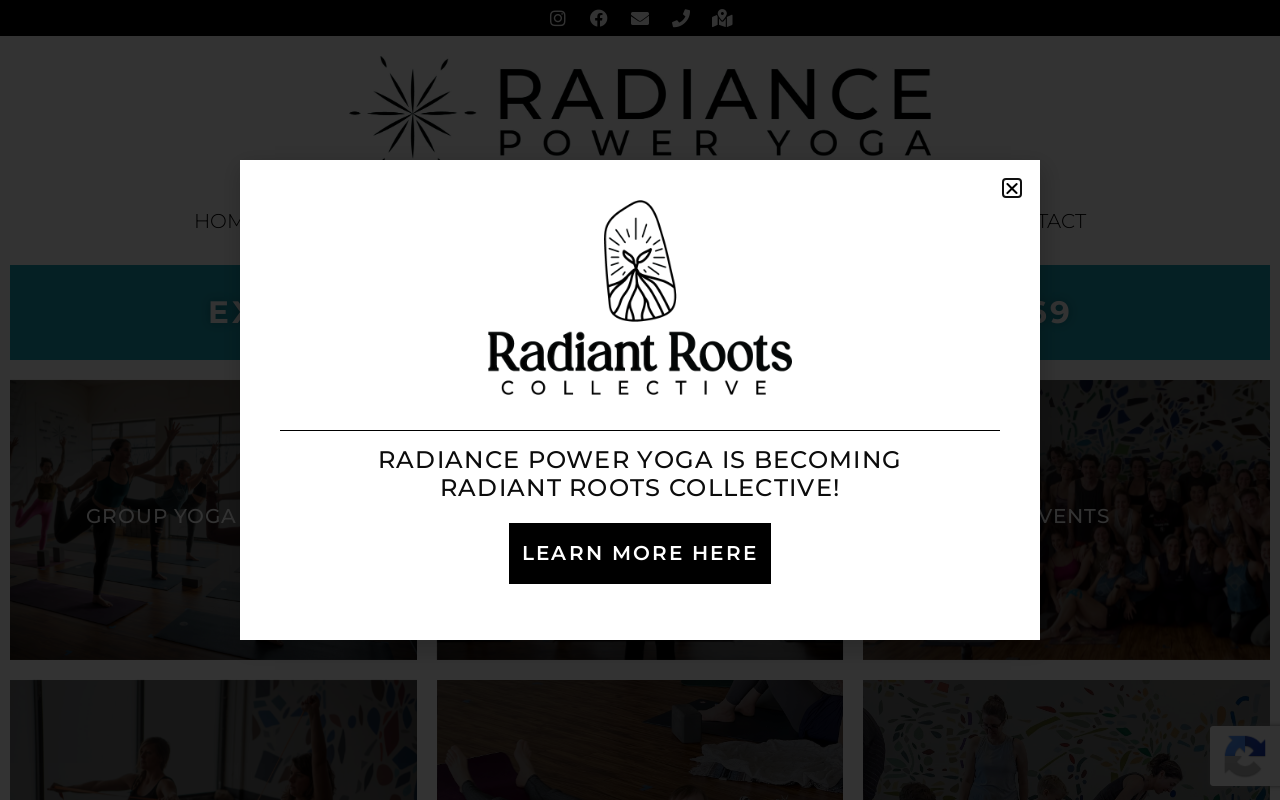 Readiance Poweryoga — screenshot of their official website