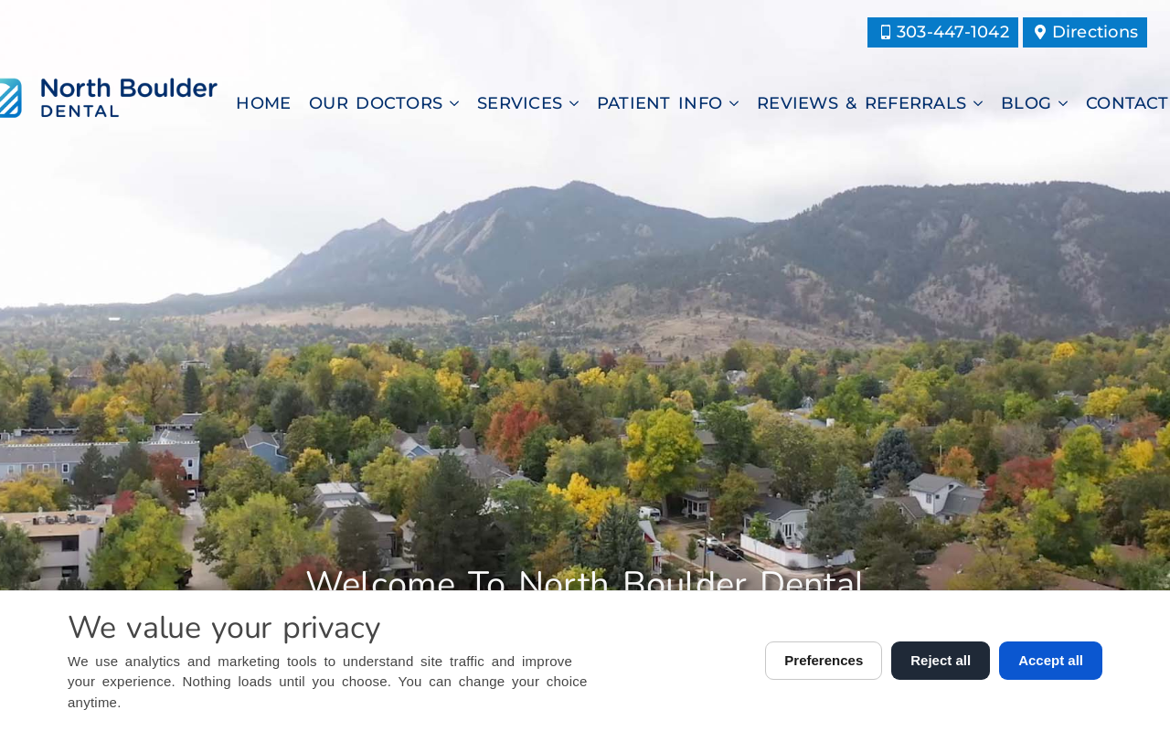 North Boulder Dental — screenshot of their official website