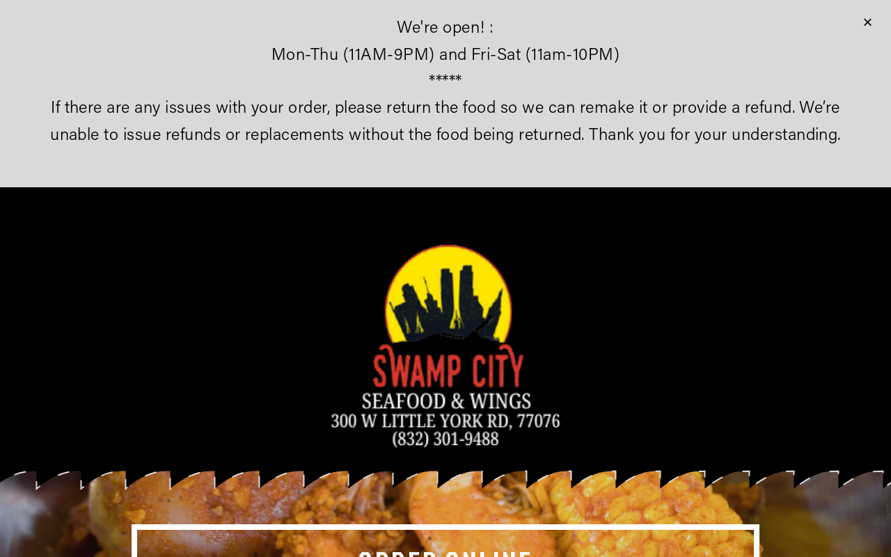 Swamp City — screenshot of their official website