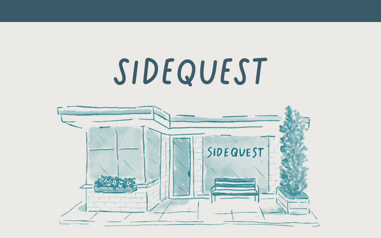 Sidequest — screenshot of their official website