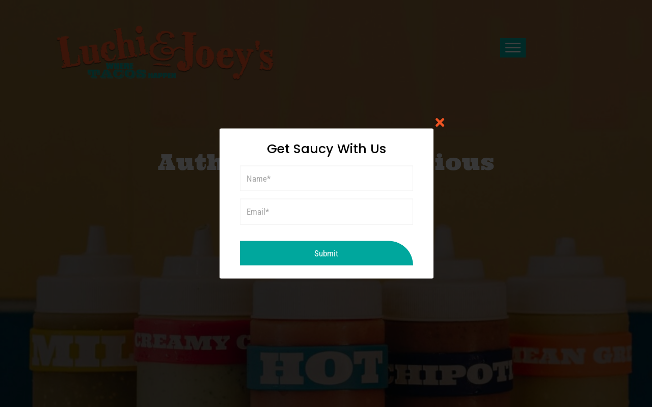 Luchi & Joeys - Underground Downtown — screenshot of their official website