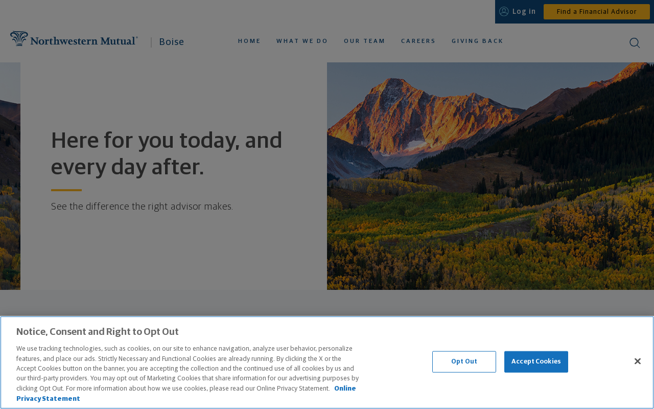 Northwestern Mutual Financial Network — screenshot of their official website