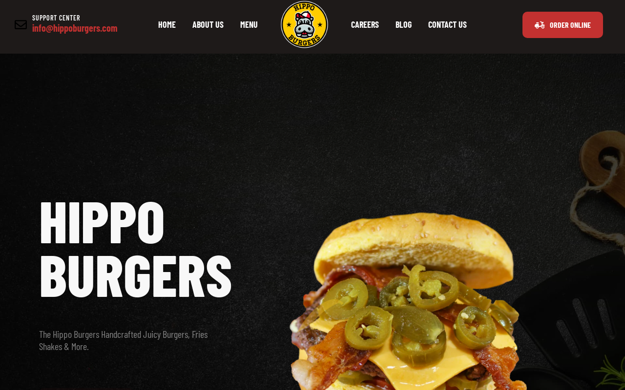 Hippo Burger — screenshot of their official website