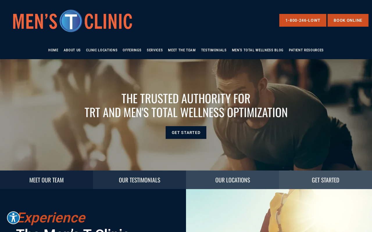 Men's T Clinic — screenshot of their official website