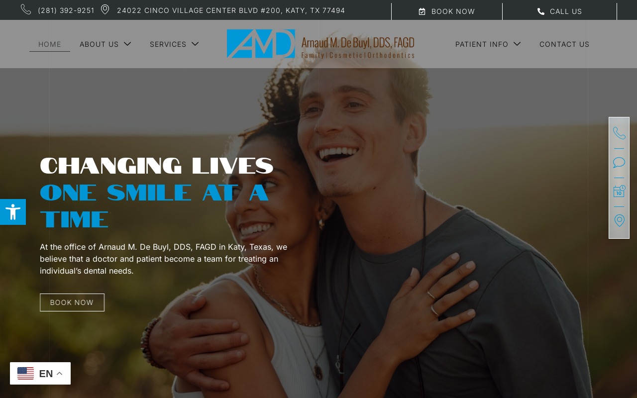 Arnaud M. De Buyl, DDS — screenshot of their official website
