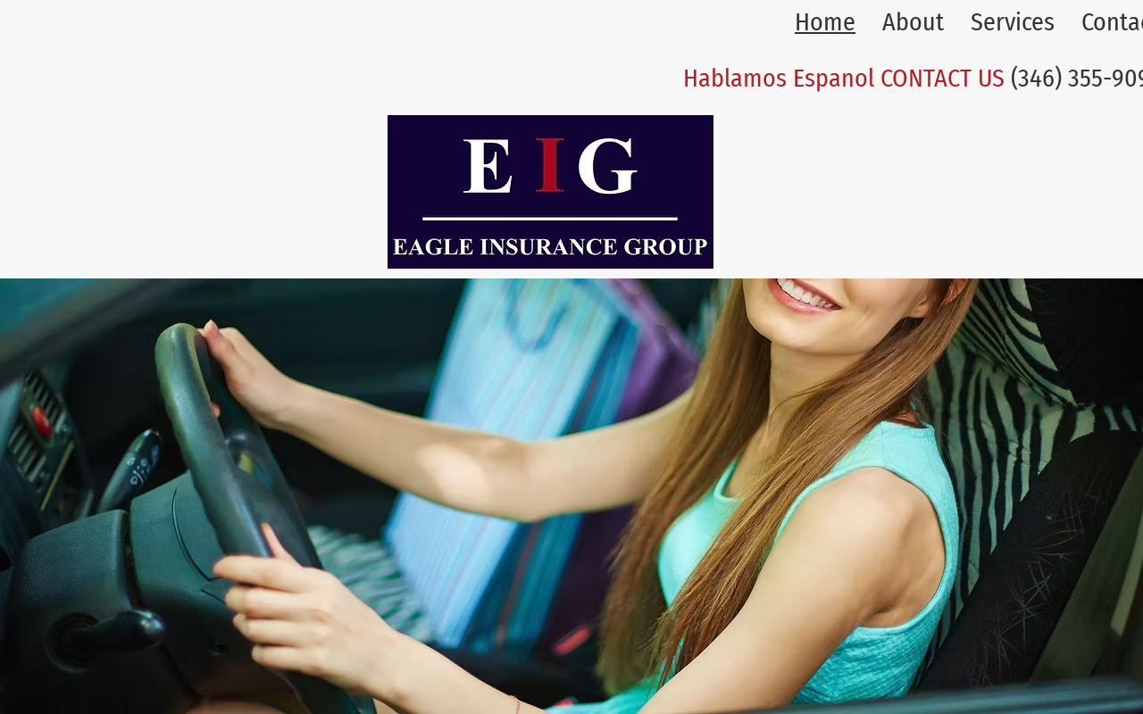 Eagle Insurance Group — screenshot of their official website