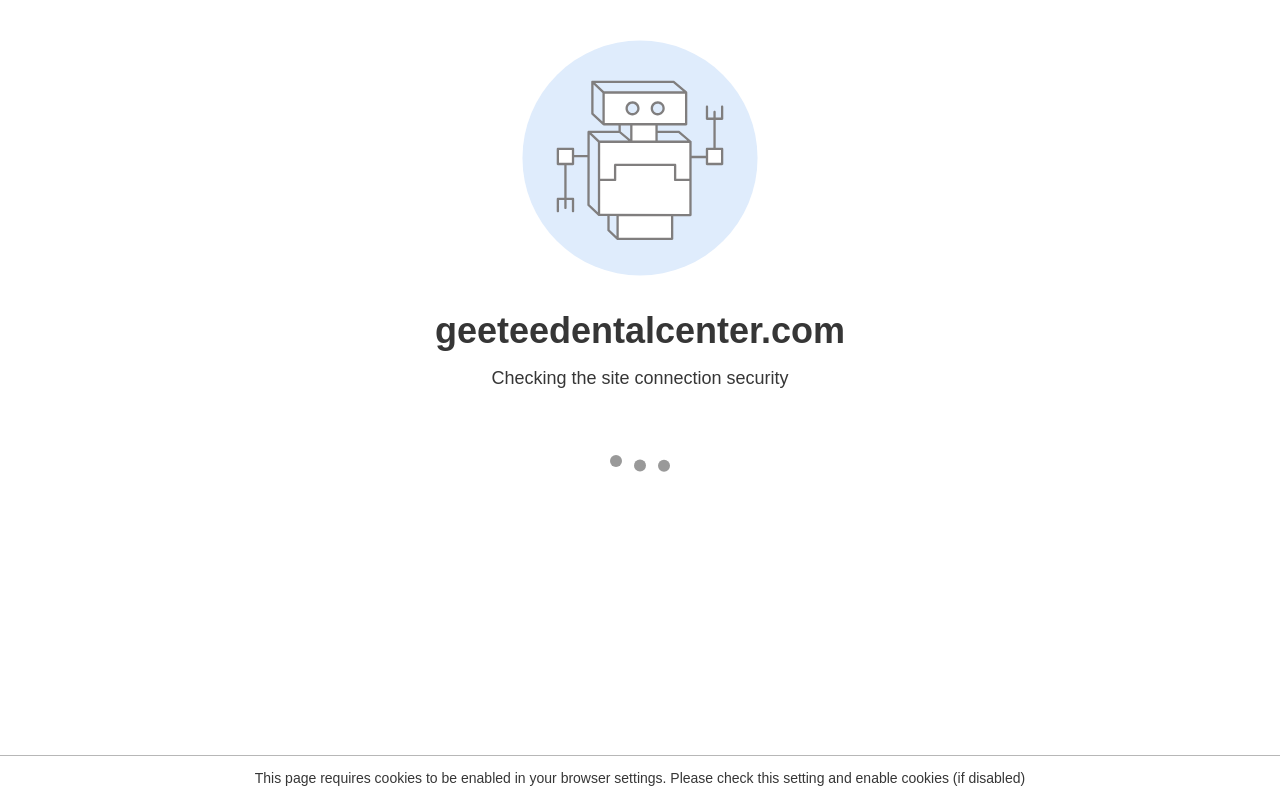 GeeTee Dental Center — screenshot of their official website