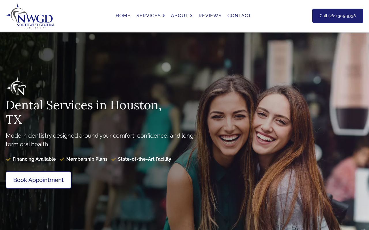 General Dentistry — screenshot of their official website