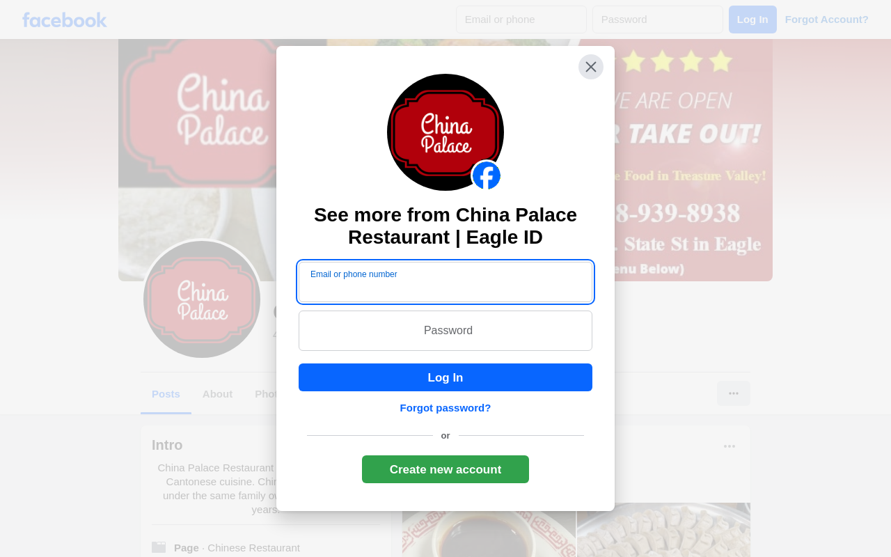 China Palace — screenshot of their official website
