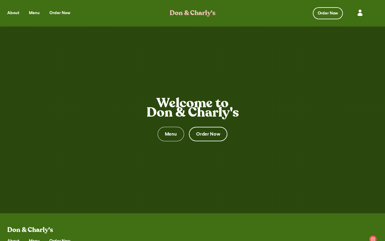 Don & Charly's — screenshot of their official website