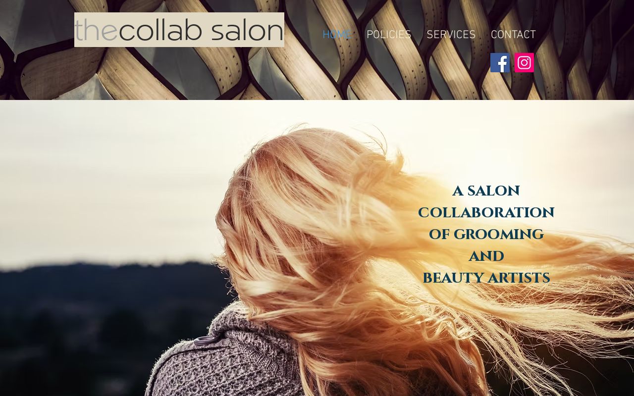 The Collab Salon — screenshot of their official website