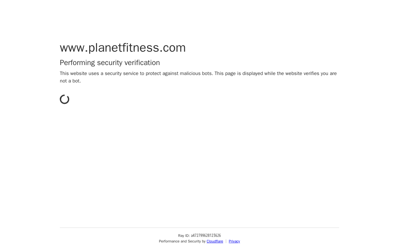 Planet Fitness — screenshot of their official website