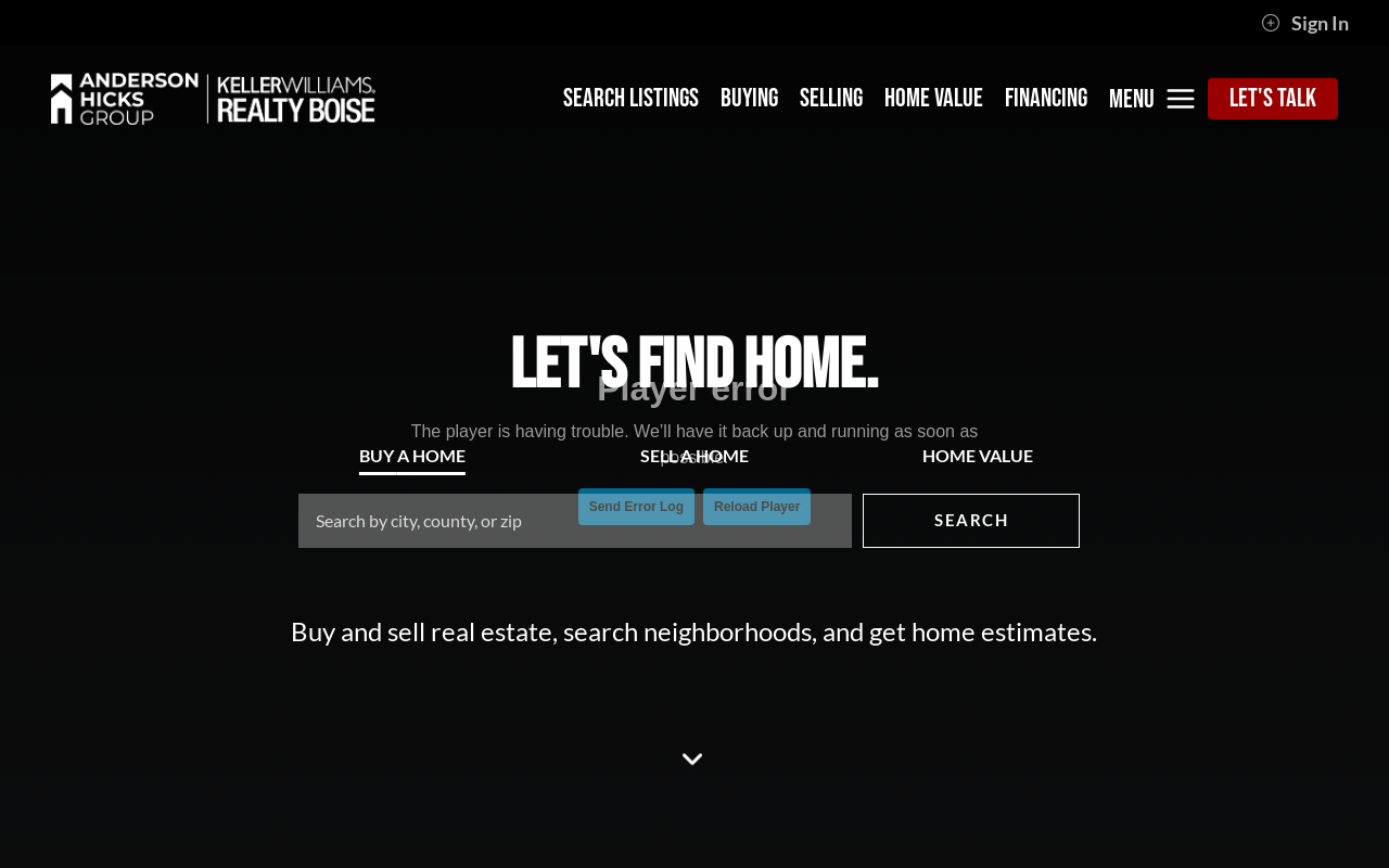 Anderson Hicks Group — screenshot of their official website