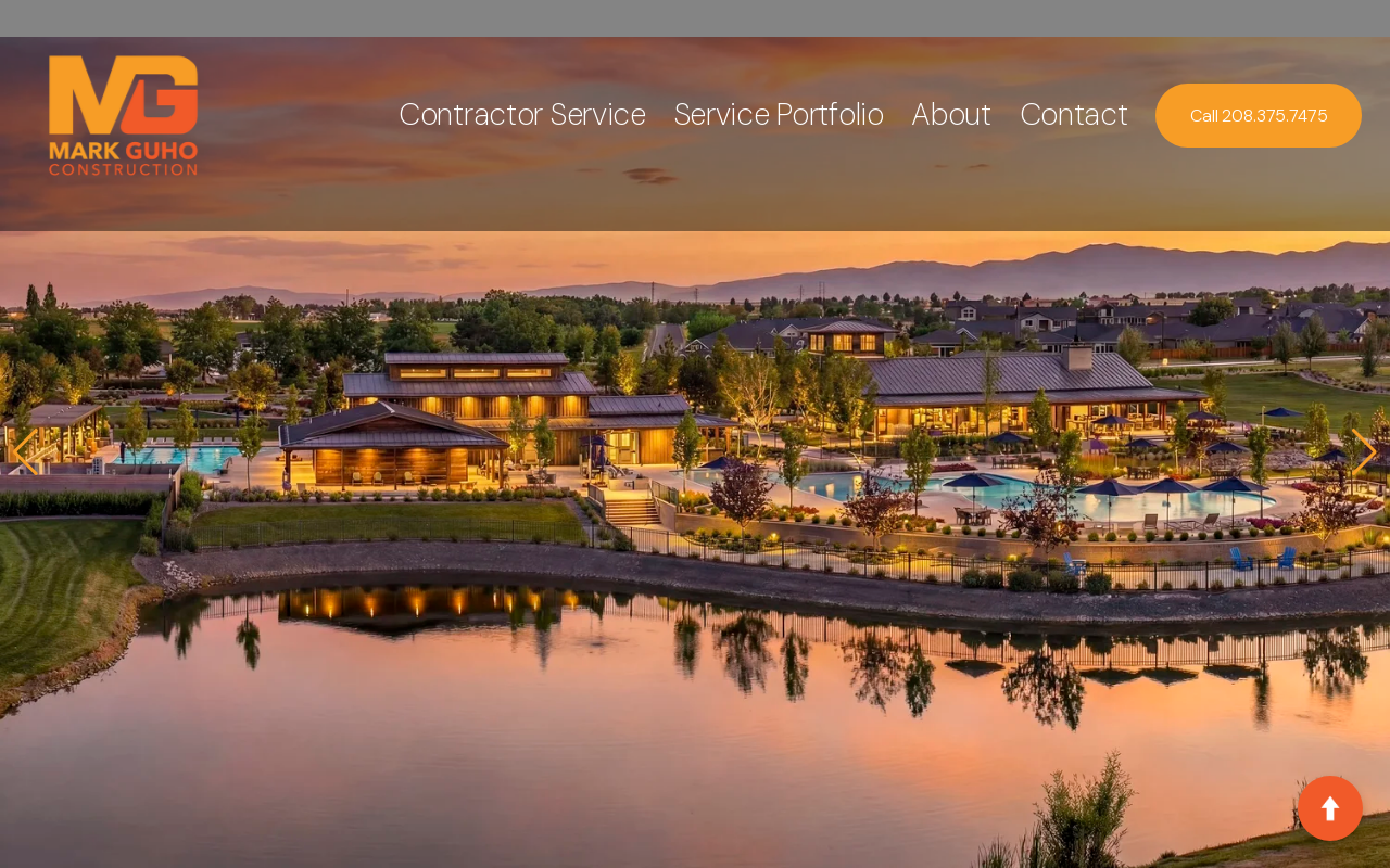 Mark Guho Construction — screenshot of their official website