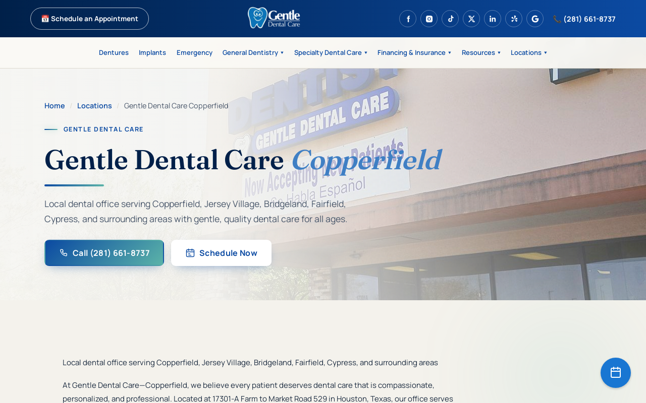 Gentle Dental — screenshot of their official website