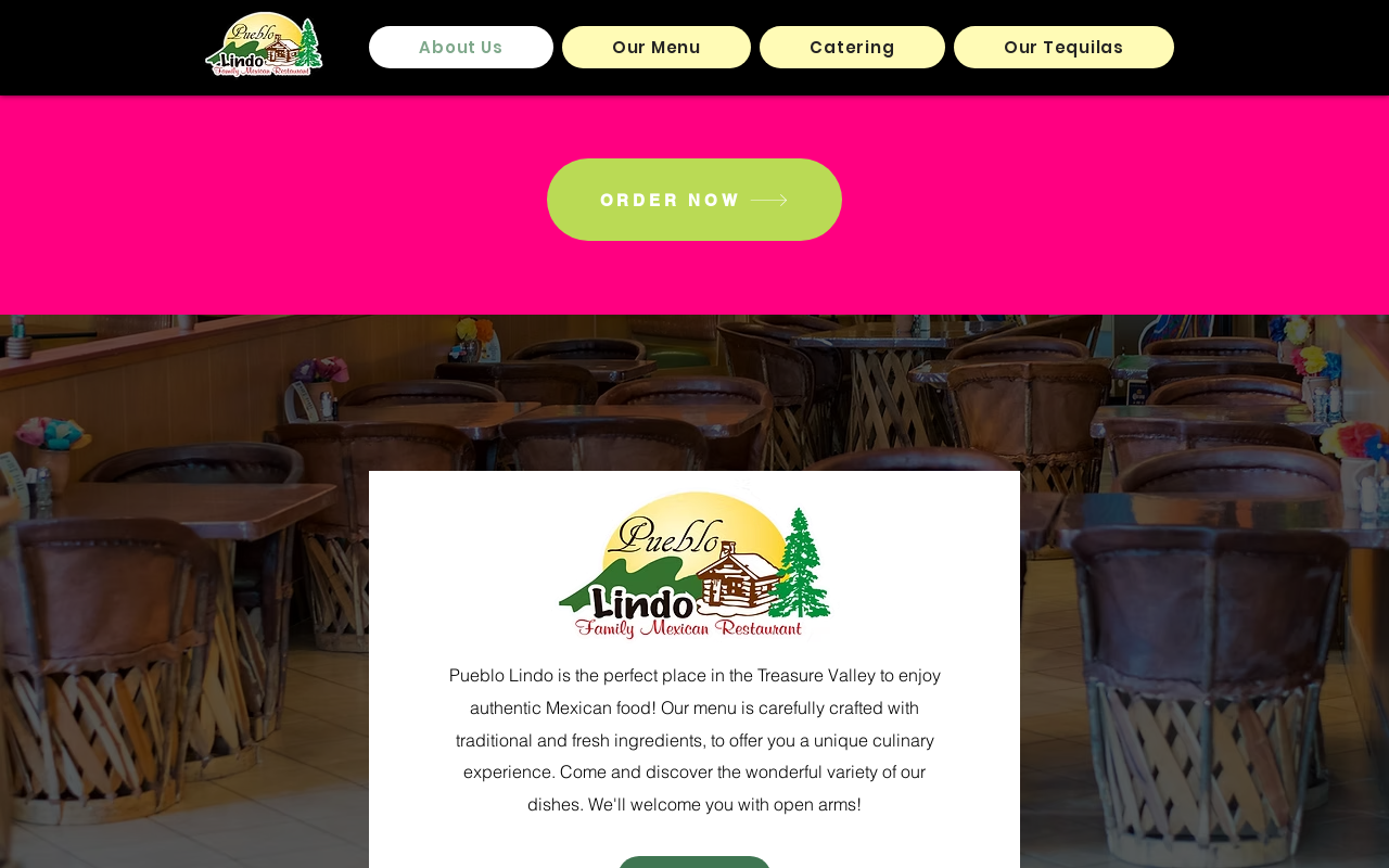 Pueblo Lindo — screenshot of their official website