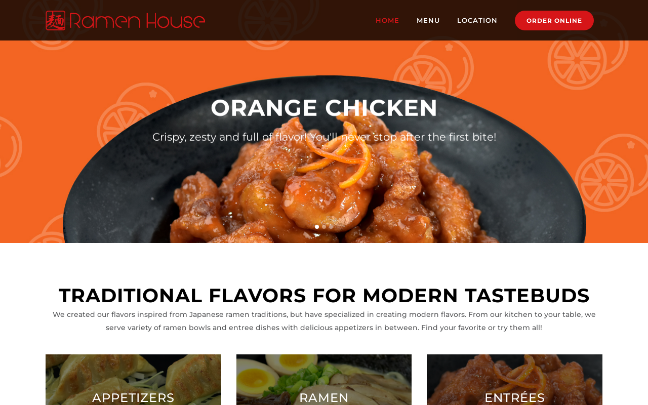 Ramen House — screenshot of their official website