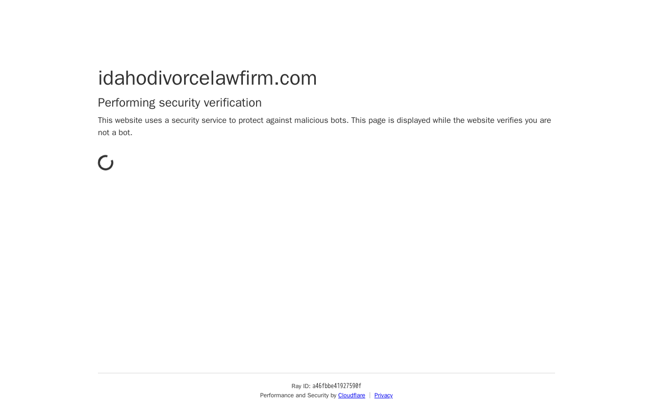 Idaho Divorce Law Firm — screenshot of their official website
