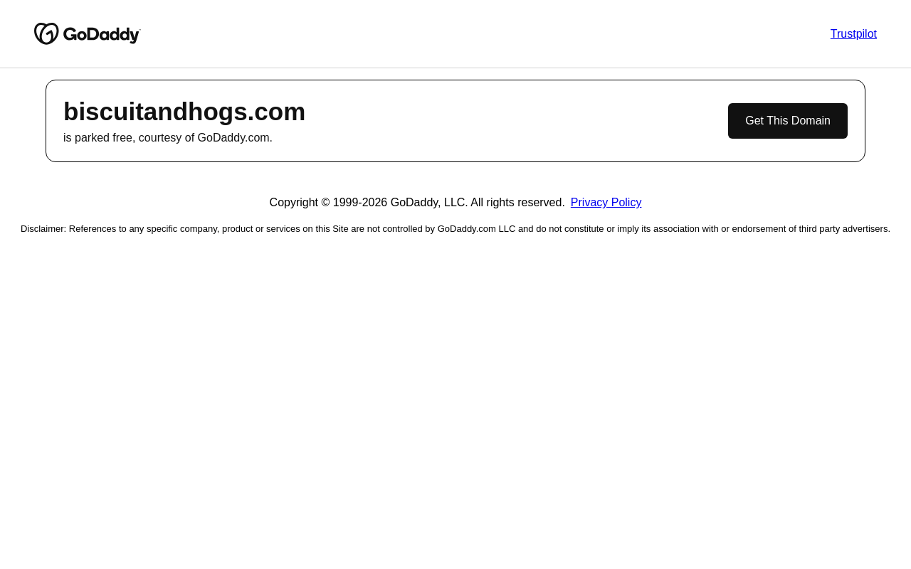 Biscuit & Hogs — screenshot of their official website