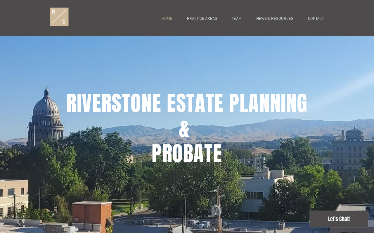 Riverstone Estate Planning — screenshot of their official website