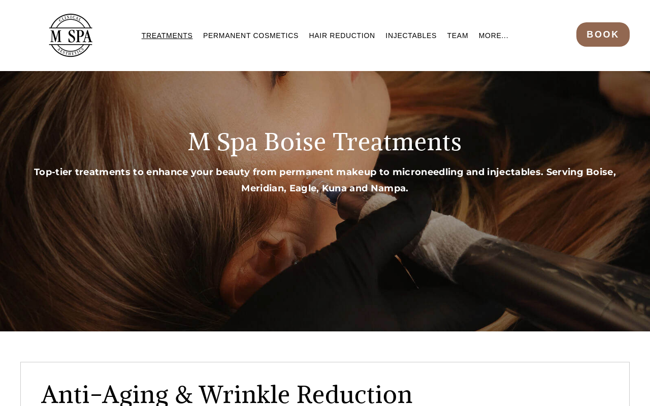 M Spa & Salon — screenshot of their official website