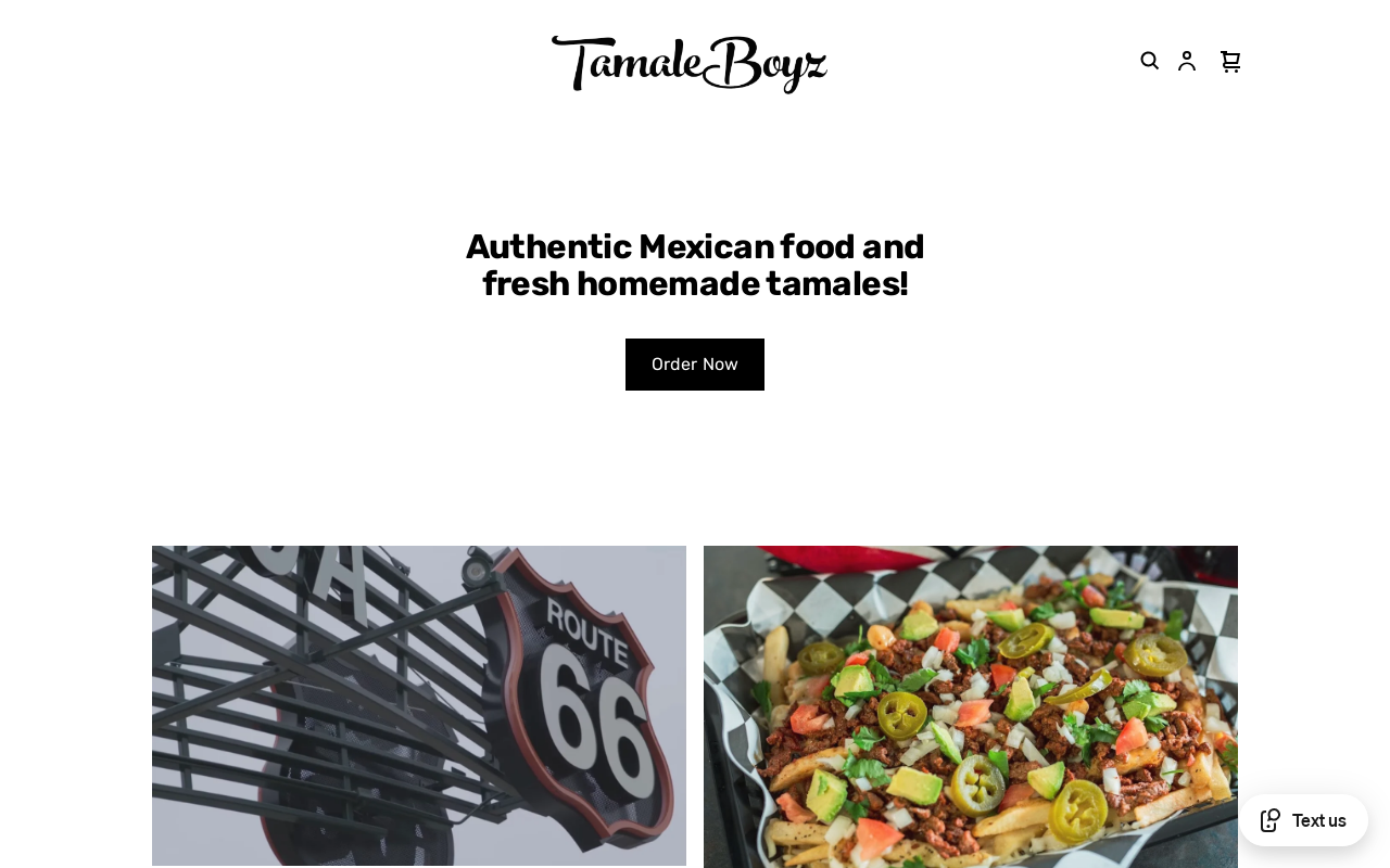 Tamale Boyz — screenshot of their official website