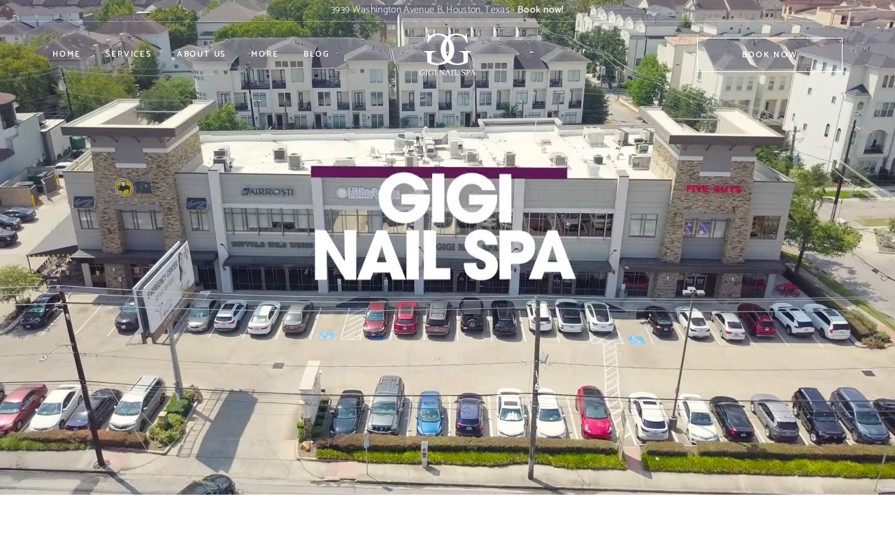 GiGi Nail Spa — screenshot of their official website