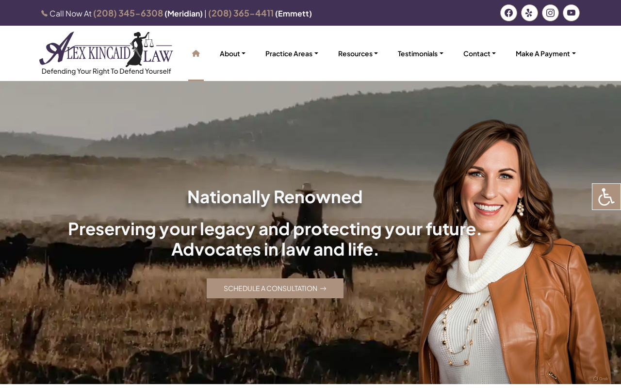Alex Kincaid Law — screenshot of their official website