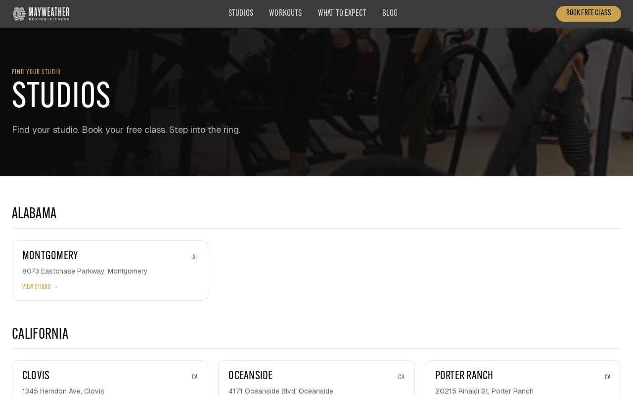 Mayweather Boxing+ Fitness — screenshot of their official website