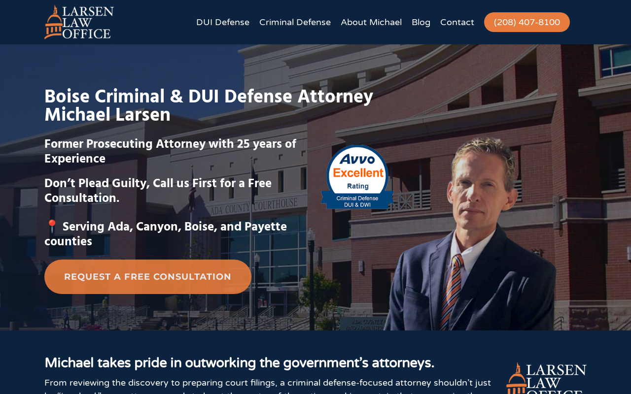 Larsen Law Office — screenshot of their official website