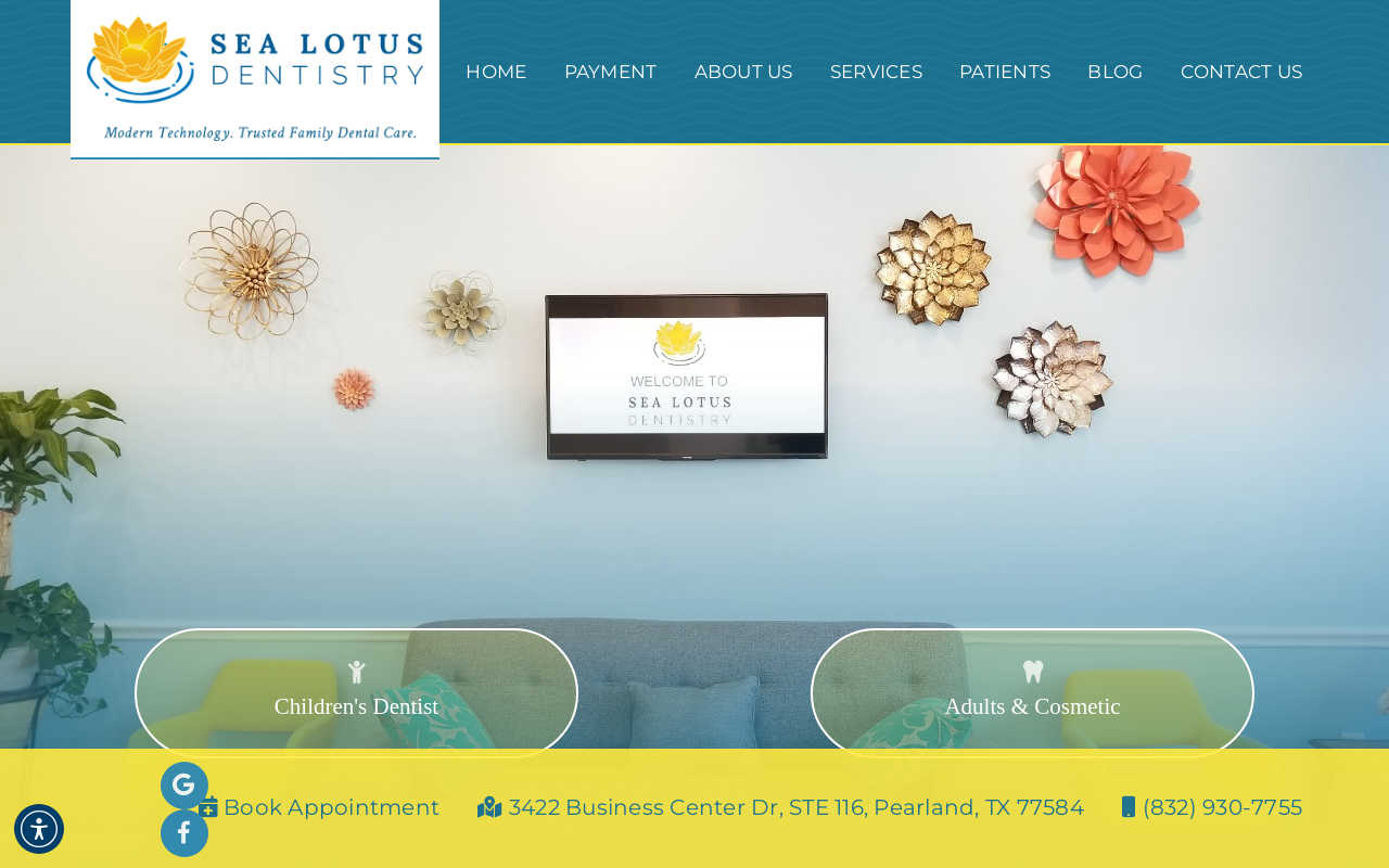 Sea Lotus Dentistry — screenshot of their official website