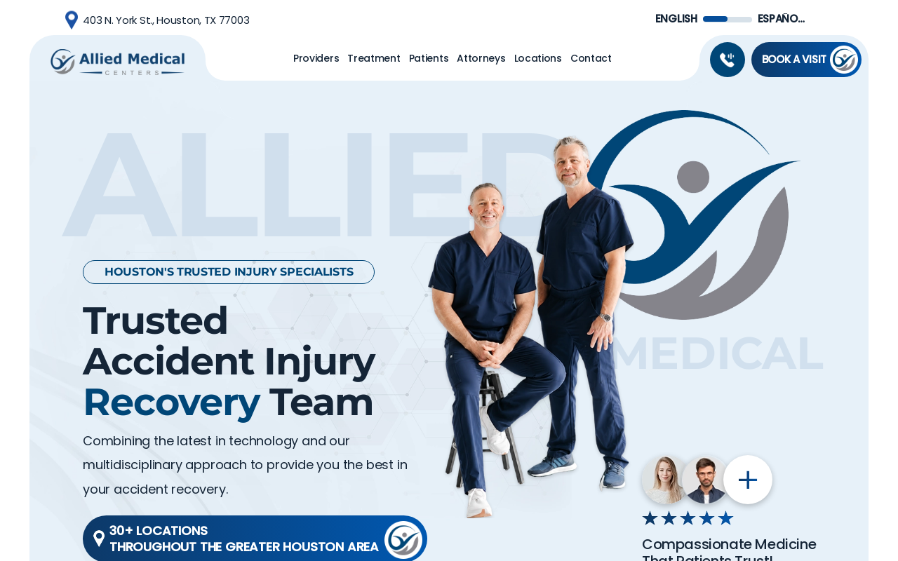 Allied Medical Centers — screenshot of their official website