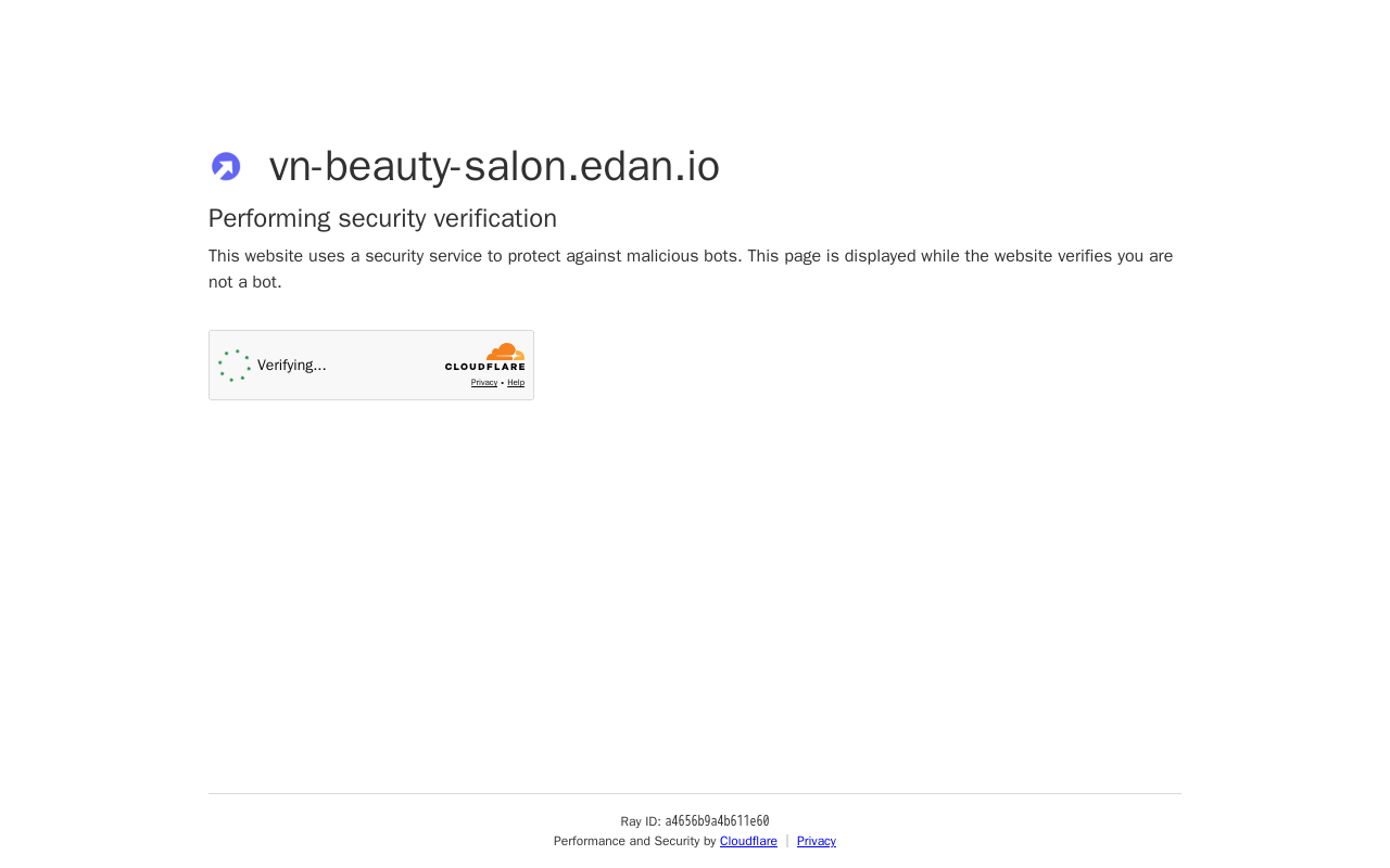 VN Beauty Salon — screenshot of their official website