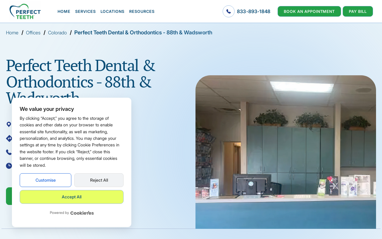 Perfect Teeth — screenshot of their official website