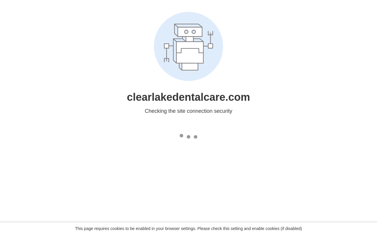 Clear Lake Dental Care and Implant Center — screenshot of their official website