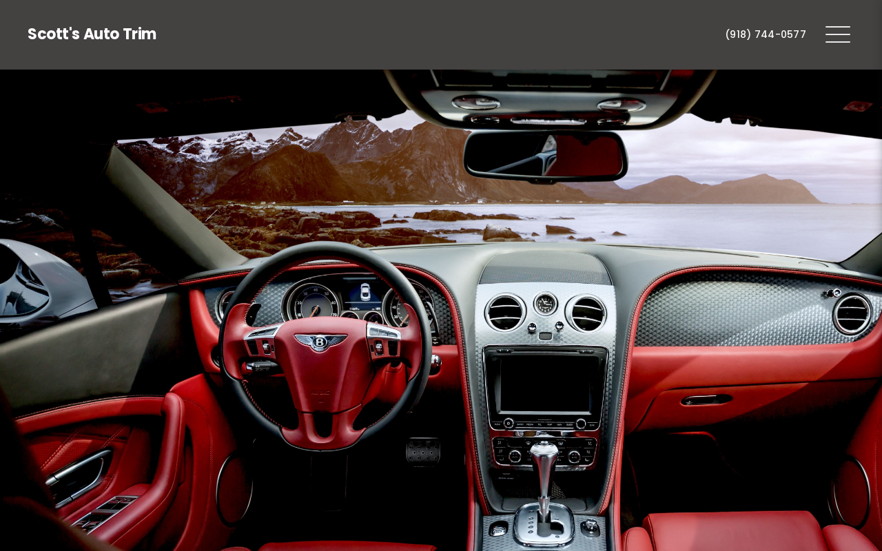 Scott's Auto Trim — screenshot of their official website