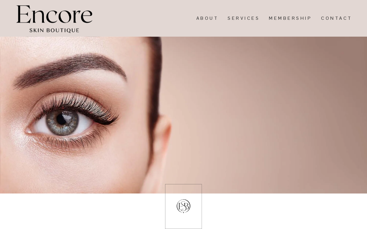 Encore Skin Boutique — screenshot of their official website