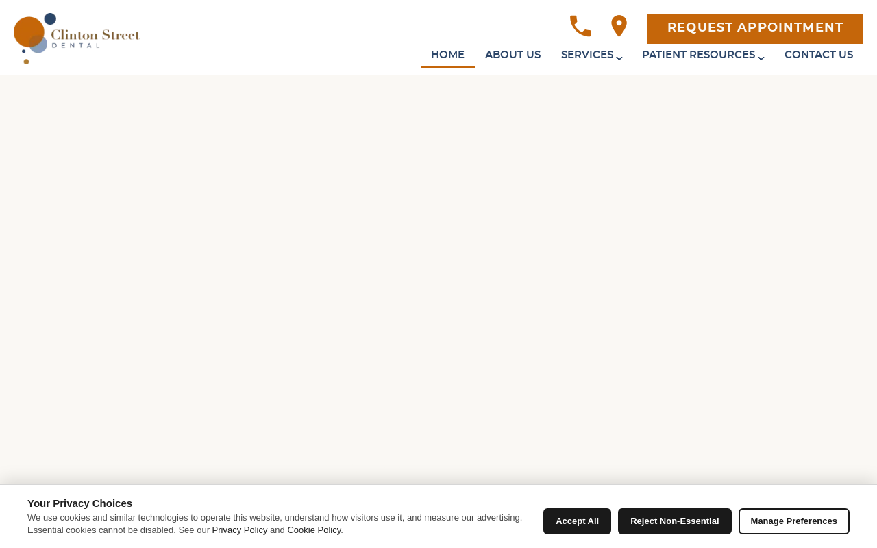 Clinton Street Dental — screenshot of their official website