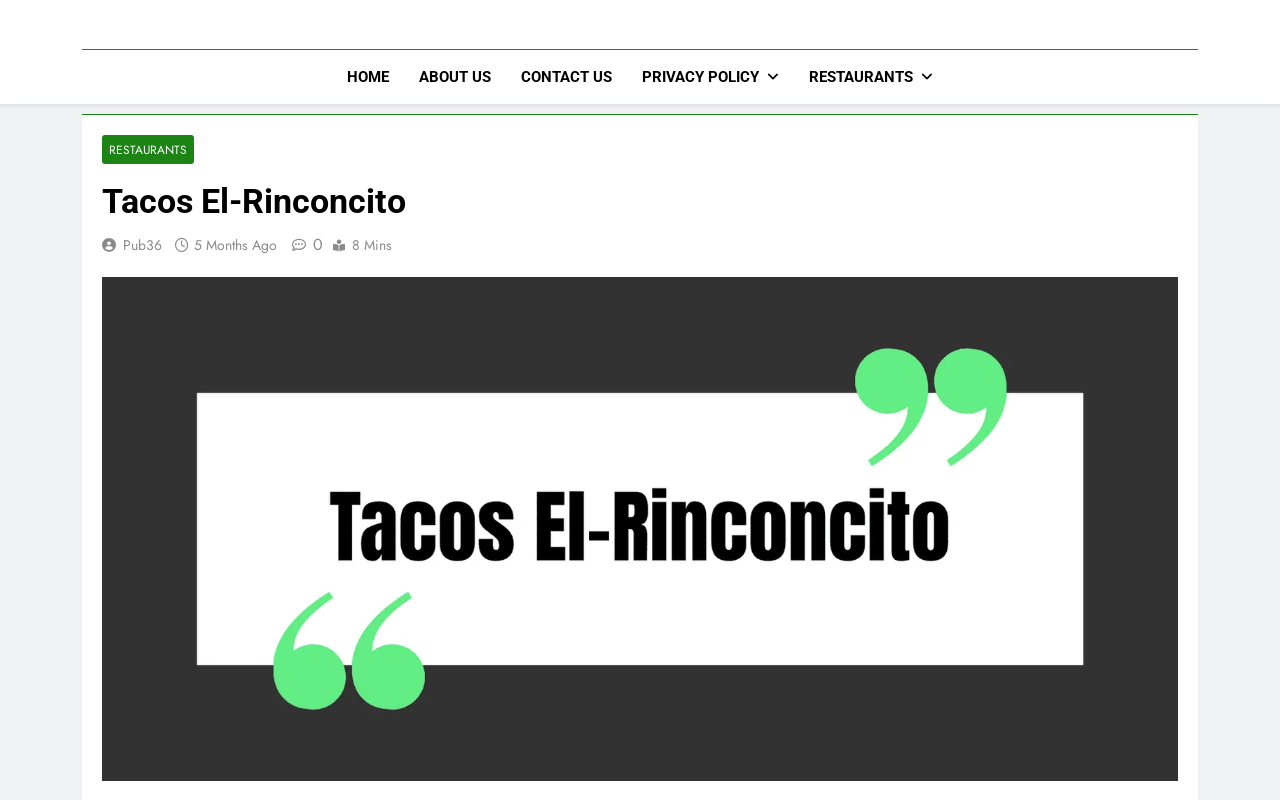 Tacos El-Rinconcito — screenshot of their official website